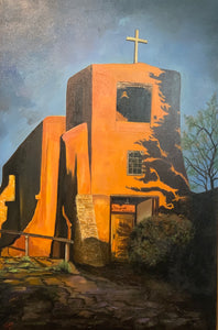 Mission at St. Miguel - 36"x24"